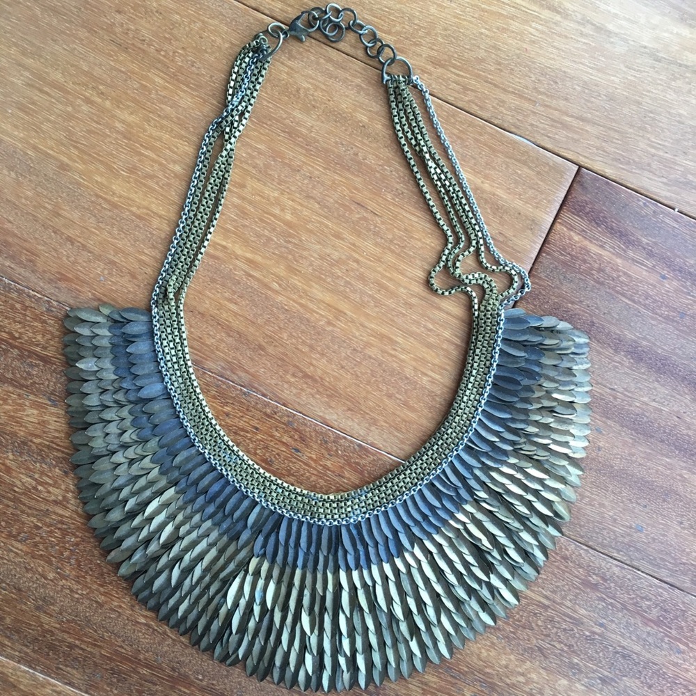 Stella and Dot Pegasus Statement Necklace